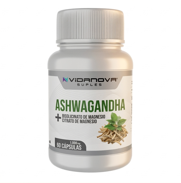 Ashwagandha + Magnesio 1000mg 60 CAPS