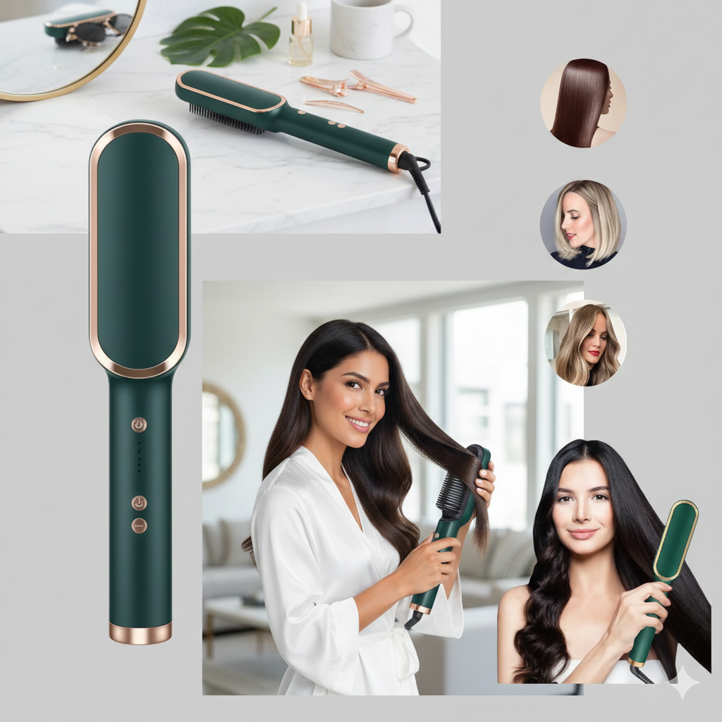 Cepillo Alisador Rizador Multifuncional