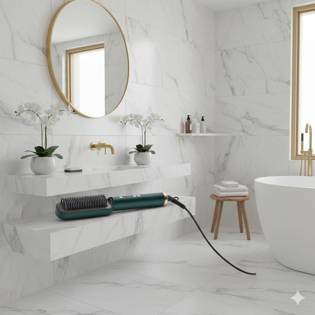 Cepillo Alisador Rizador Multifuncional