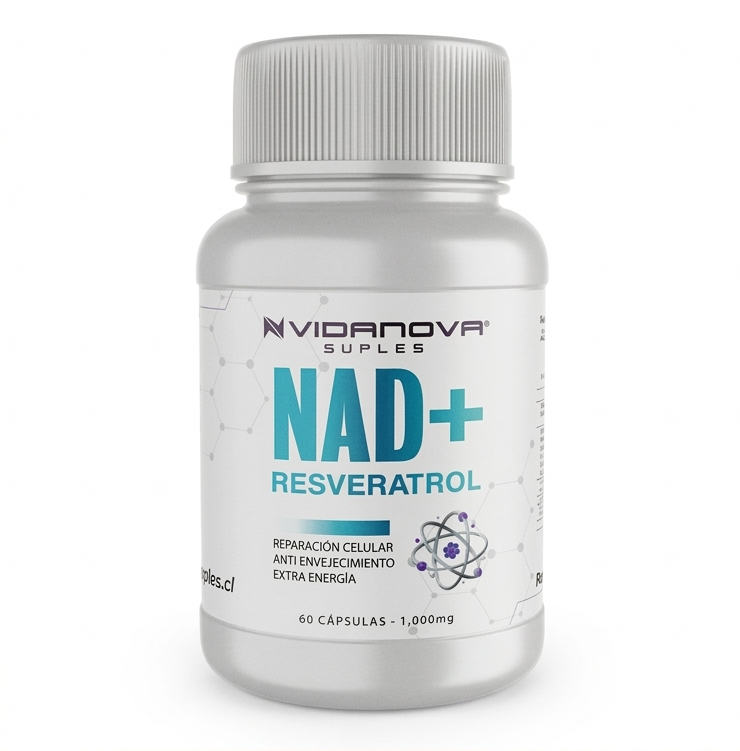 NAD+ RESVERATROL 1000MG 60 CAPS