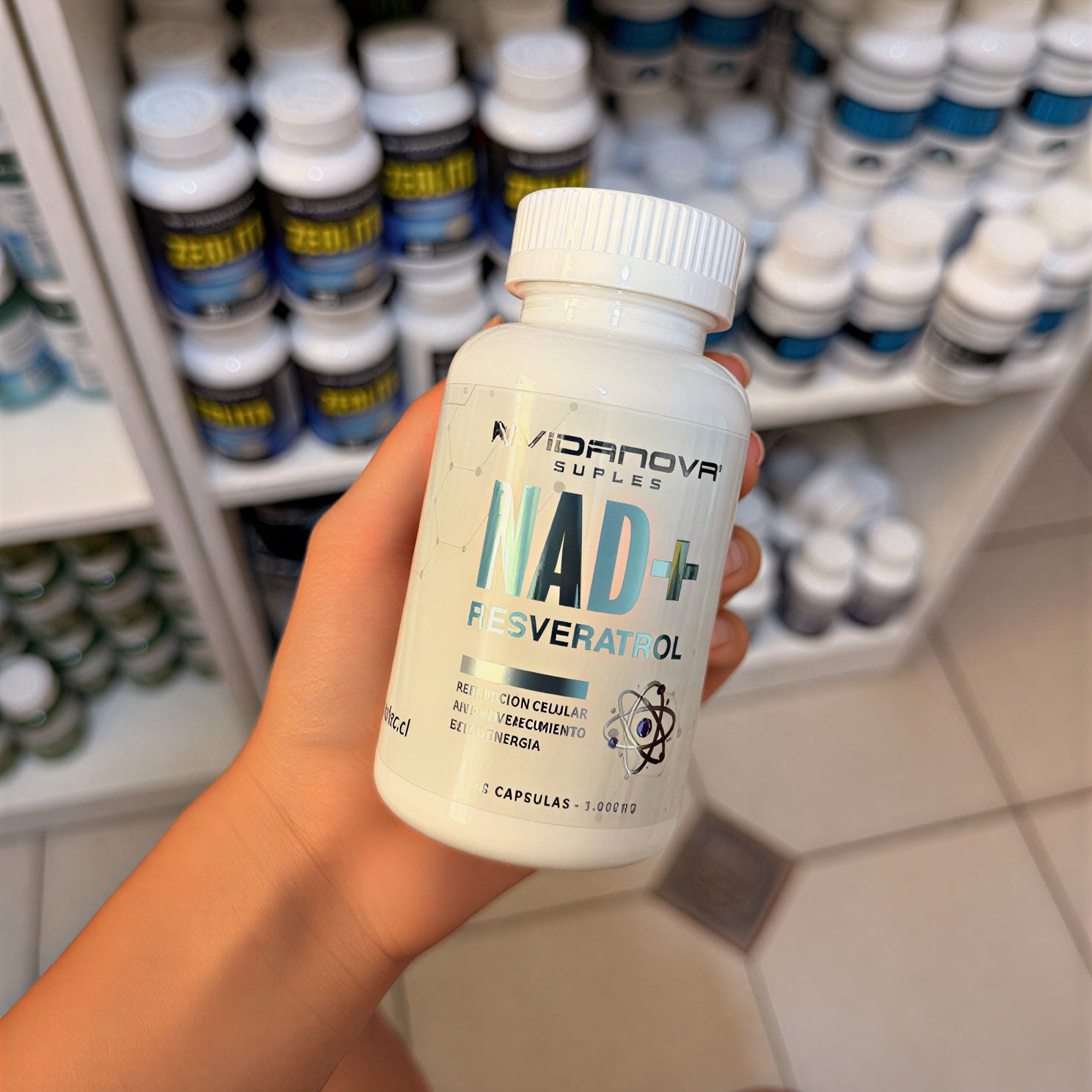 NAD+ RESVERATROL 1000MG 60 CAPS
