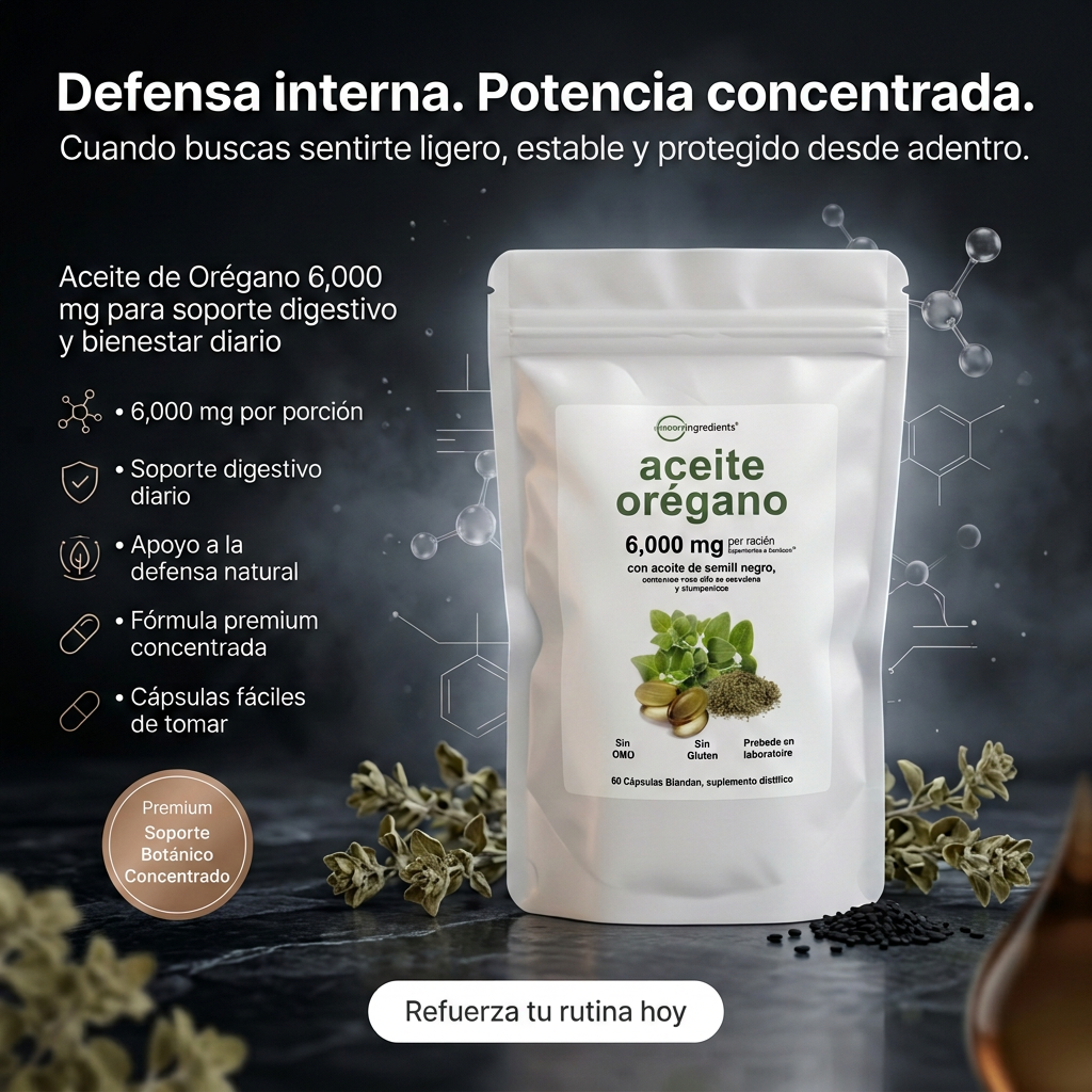 ACEITE DE ORÉGANO 6000Mg 60caps