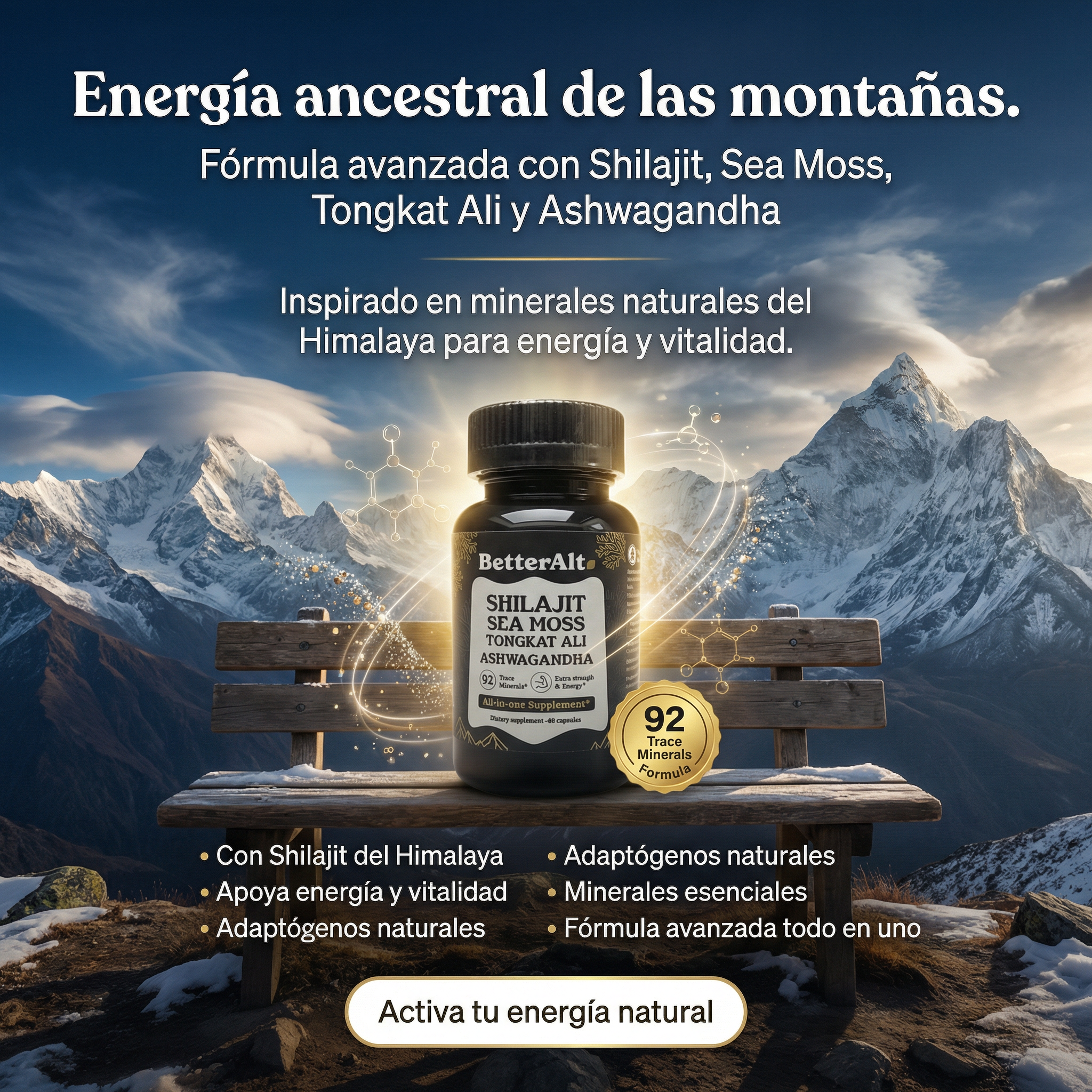 SHILAJIT 92 MINERALES 60caps