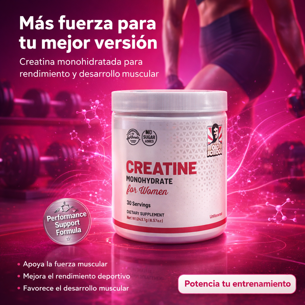 CREATINA MONOHIDRATADA PARA MUJERES
