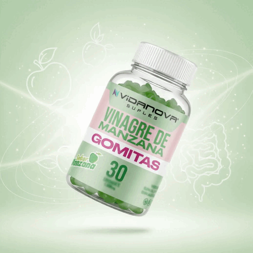 GOMITAS VINAGRE DE MANZANA 30uni