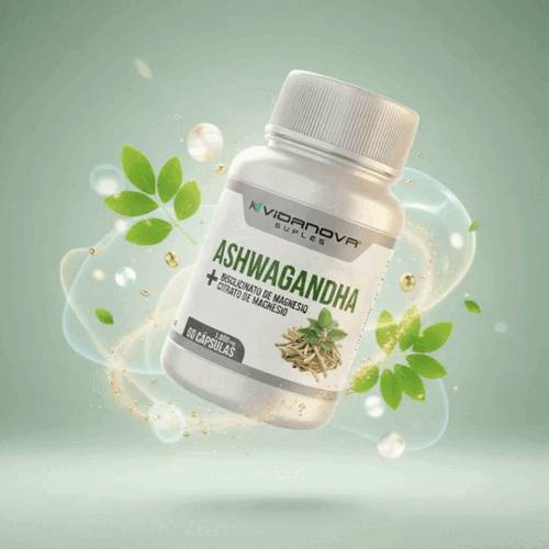 Ashwagandha + Magnesio 1000mg 60 CAPS